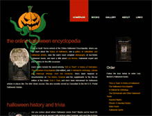Tablet Screenshot of halloween.lisamorton.com
